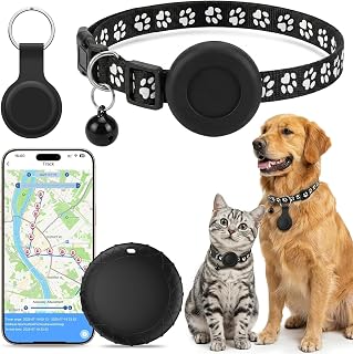 Katze GPS Tracker, GPS-Tracker für Haustierhalsbänder, Katzen Halsband Tracker Ohne ABO, Kompat…