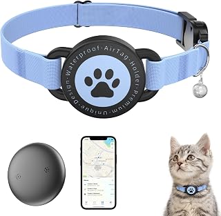 Katzen Tracker Ohne ABO, GPS Katzen Tracker Halsband(iOS & Android) | Mini Haustier Aktivitätstr…