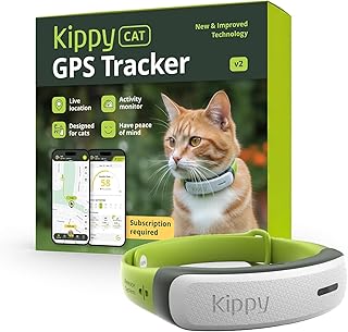 Kippy CAT V2 – GPS-Halsband für Katzen – Ortungsgerät und Gesundheits- und Aktivitätstrack…