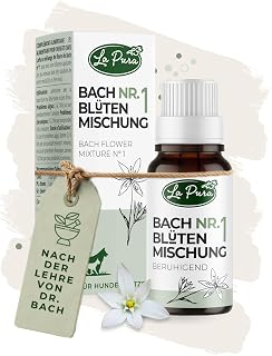 LaPura Bachblüten Nr. 1 Hund & Katze, Globuli bei Stress, 10 g | Für Reisen, Tierarzt, Silveste…