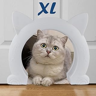 Wordcam XL Große Katzentür Innentür, Katzentür für für den Innenbereich für alle Katzen, H…