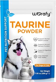 Reines Taurin Pulver für Katzen und Hunde, Vegan, Ohne Zusatzstoffe, 200g | Essenzielle Aminosä…
