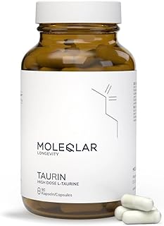 MoleQlar Taurin Kapseln 90 Stück – 3000mg hochreines L-Taurin pro Portion – Verantwortungsvolle …