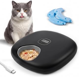 Pet Prime NEU Futterautomat für Katzen (Nassfutter) – 6 Mahlzeiten, Intellegent automatisch Fe…
