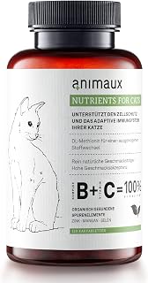animaux® – nutrients for cats | Katzen-Vitamine zur Unterstützung des Immunsystems | Zink, Ma…
