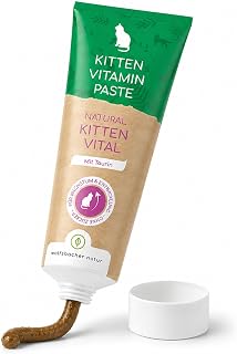 Kitten Vitamin Paste für Katzen – Ergänzungsfuttermittel mit Vitaminen & Taurin – Unterstü…