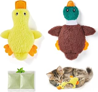 Potaroma Katzenspielzeug Katzenminze 2er Set Knister Kickerspielzeug Katzen