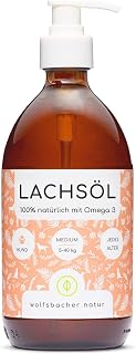 Wolfsbacher Natur Lachsöl Hund 500 ml mit Omega 3 EPA & DHA