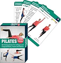 Pilates ohne Geräte: 55 Trainingskarten für Anfänger und Fortgeschrittene, Frauen und Männer …