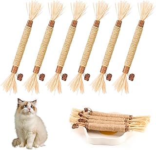 GETRICH 10 Stück Katzenminze Stick,Katzenminze Sticks Katzenminze Spielzeug