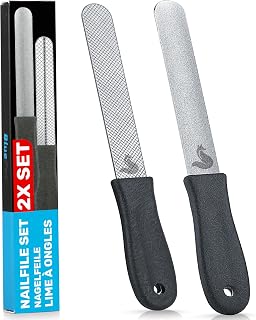 BluePet 2er Set Krallenfeile für Hunde und Katzen, Nagelfeile Hundekrallen