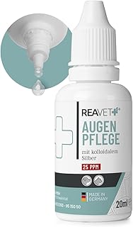 ReaVET Spezial Augentropfen für Hunde und Katzen 20 ml, bei gereizten Augen und Tränenflecken, …