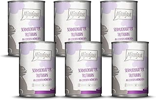 MjAMjAM – Premium Nassfutter für Katzen – schmackhafter Truthahn an leckeren Möhrchen, 6er Pack…