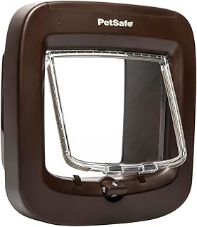 PetSafe – Mikrochip-Katzenklappe – Außen- oder Innentür für Katzen – RFID-Zugang für bis zu 4…