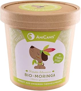 Bio Moringablätter für Hunde & Katzen – Moringa Pulver – Immunsystem, Aminosäuren, Vitamine, M…