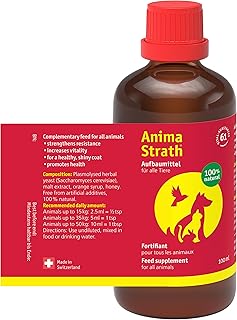 Anima-Strath Flüssiges Nahrungsergänzungsmittel & Vitamine für Hunde und Katzen – Multivitam…