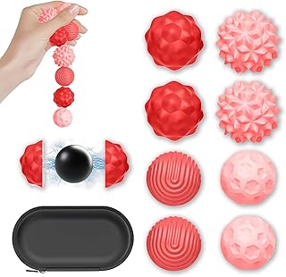 8 Stück Magnetische Fidget Toy, Anti Stress Bälle für Kinder & Erwachsene, Magnetische Sensori…
