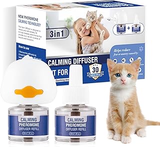 Piuess Katzen Beruhigung Steckdose 3 In 1 FüR Cat Calming Diffuser Katze Anti Stress Beruhigende…