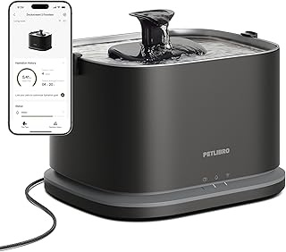 PETLIBRO Verbesserter Katzenbrunnen, Dockstream 2 Smart App-Überwachungs Trinkbrunnen für Katze…