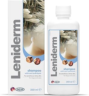 Hundeshampoo gegen Juckreiz und empfindliche Haut | Beruhigende Fellpflege mit Haferhydrolysat & …