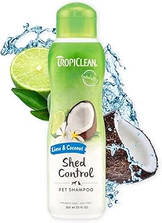 TropiClean Pflegeproduke Hundeshampoo – Anti-Haarausfall-Shampoo für Haustiere, Hunde und Katzen…