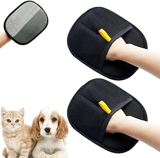 Fellmagnet Handschuh, 2 Stück Fellmagnet Handschuhe Doppelseitig Fell Magnet handschuh, Katzen/H…