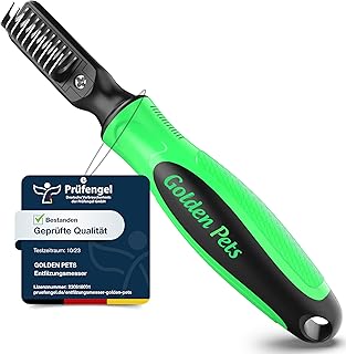 Profi Entfilzungsmesser 2.0 für Hunde und Katzen – Entfernt Knoten und Verfilzungen, kurz bis la…