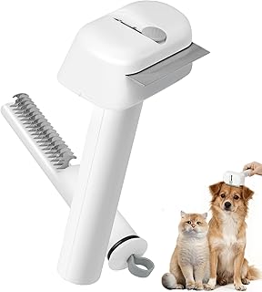 SZEE 3 IN 1 Katzenbürste Hundebürste für Langhaar und Kurzhaar, Multifunktionale Katzenkamm En…