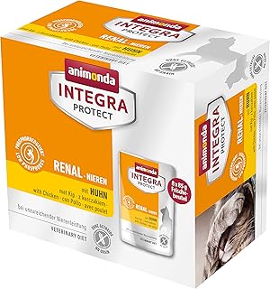 animonda INTEGRA PROTECT Katzenfutter nass Renal (Niere) mit Huhn (8 x 85g), vom Tierarzt empfohl…