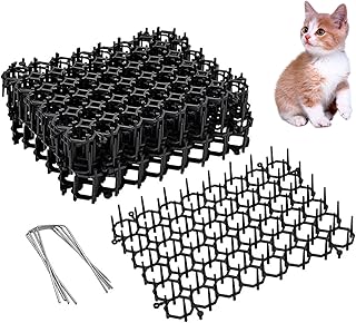 Dornengitter Gegen Katzen,15 Stücke Katzenabwehr Matte 20x15cm,Tier Barriere mit Spikes,Anti Kat…