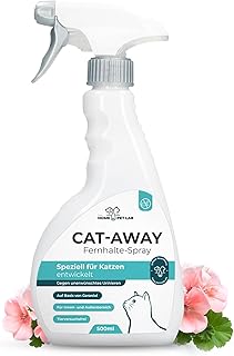 Katzenabwehrspray Cat-Away gegen Urinieren & Kratzen – 500 ml – Fernhaltespray Katze für Innen u…