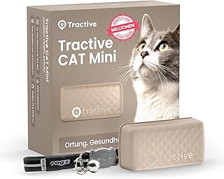 Tractive CAT Mini GPS Tracker für Katzen | Marktführer | Live-Ortung | Positionsverlauf | Gesun…