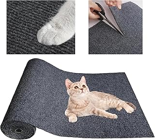 200cmx40cm Selbstklebend Kratzmatte Katze, Kratzteppich Katzen Wand, Kratzschutz Sofa Katze, Krat…