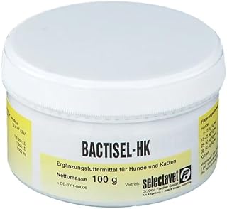Bactisel-HK Pulver | 100 g | Ergänzungsfuttermittel für Hunde und Katzen | Zur Unterstützung d…