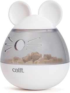 Catit Pixi Snackspender, Leckereienspender, Snackball, Futterspender Ball, Leckerli Ball, für Ka…